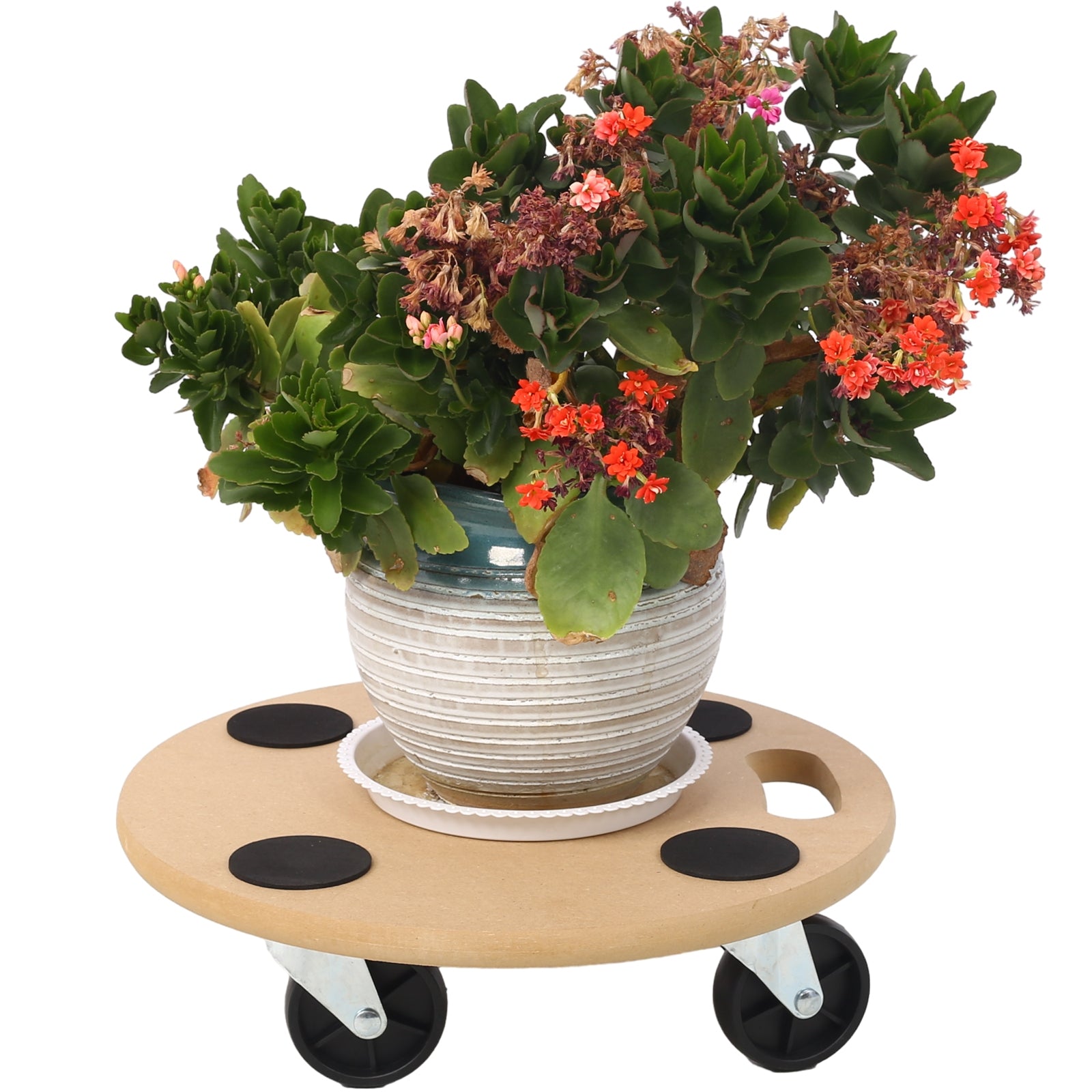 Heavy Duty Furniture Dolly - Wood Rolling Mover With Wheels For Heavy Items