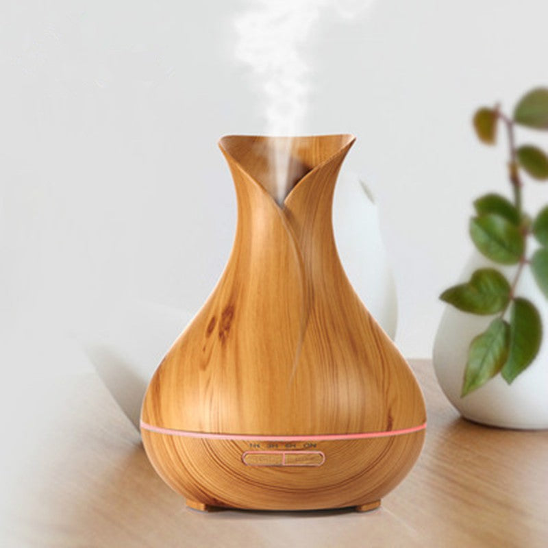 400ml ultrasonic aroma diffuser with 7 LED color-changing lights