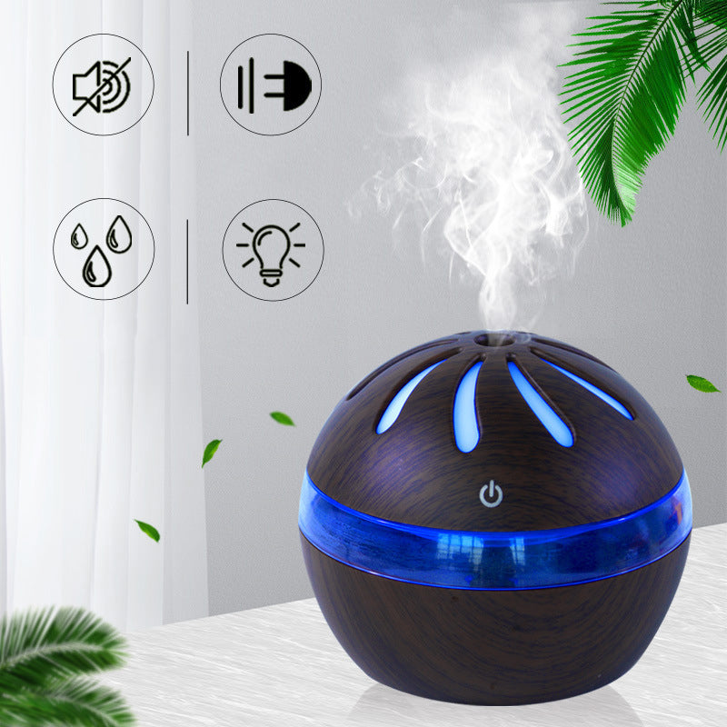 Large capacity humidifier with windmill design - top view showing water tank opening