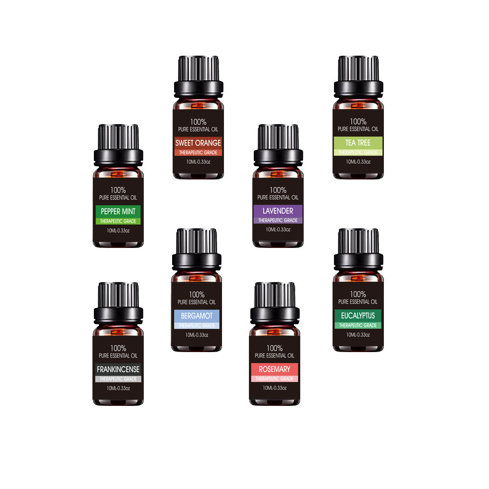Organic essential oils set therapeutic grade aromatherapy gift kit