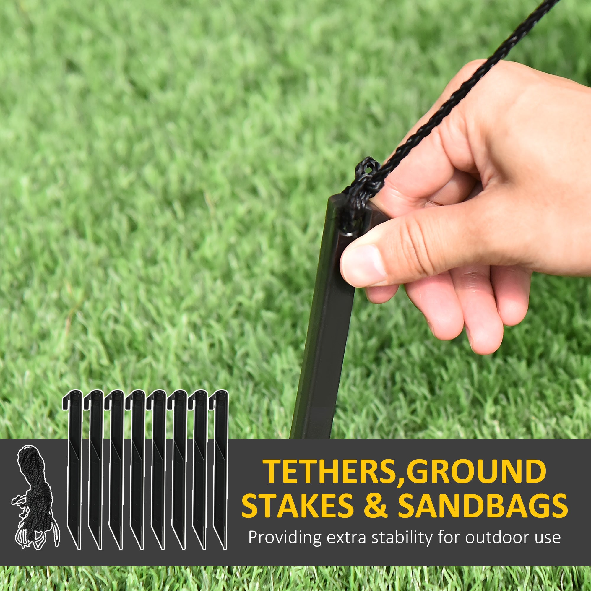 118" Giant Christmas Inflatables Candy Castle with Flashing Light