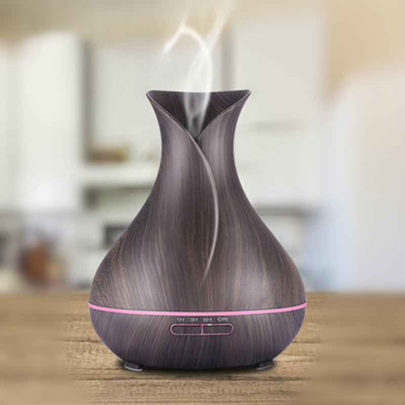 400ml essential oil humidifier with timer settings and auto shut-off