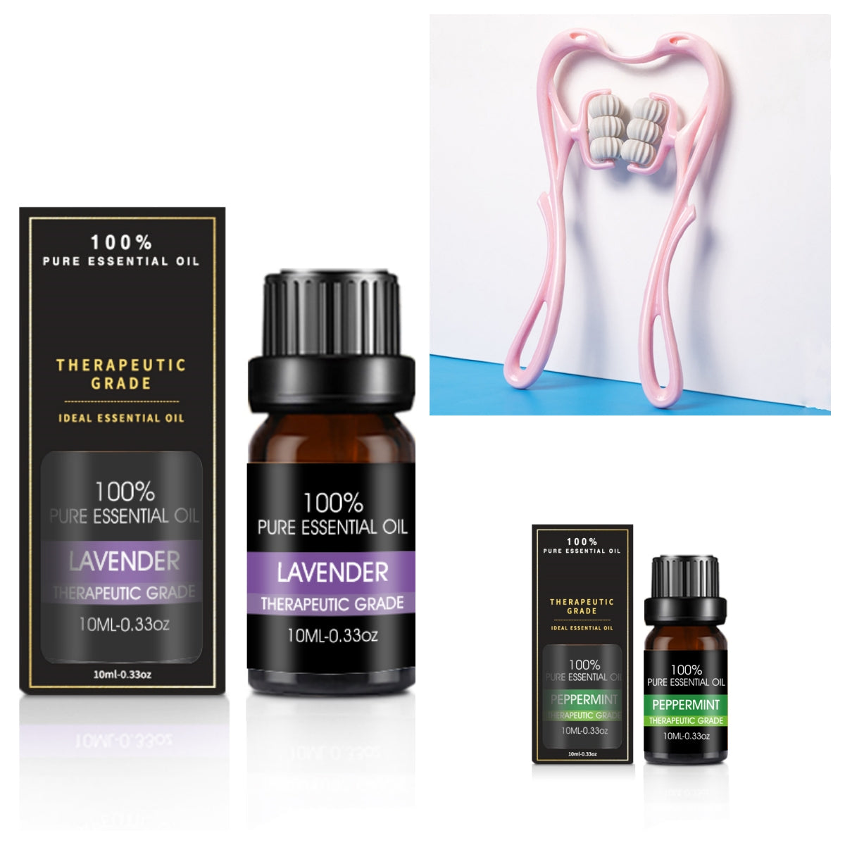 Essential Oils Set - 100% Pure Organic Aromatherapy Oils Gift Kit (6 Pack)