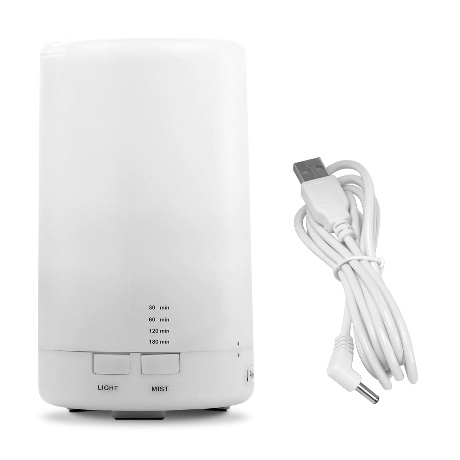 Portable mini humidifier diffuser with whisper-quiet operation for car and desk