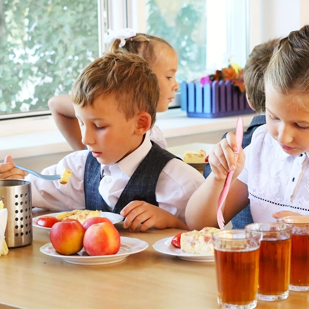 Sustainable Diet 4-Piece Eco-Friendly Cutlery Set Biodegradable Reusable