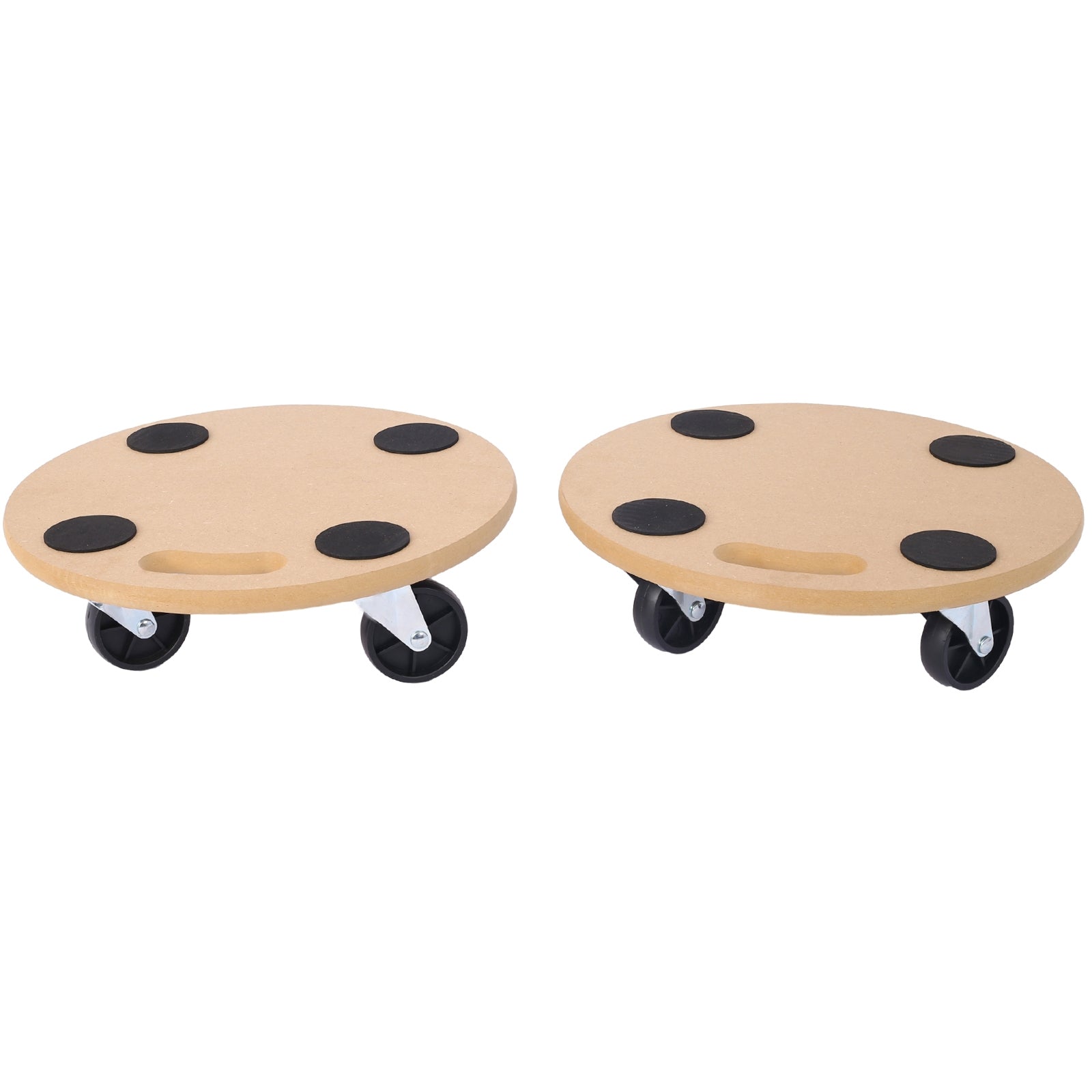 Heavy Duty Furniture Dolly - Wood Rolling Mover With Wheels For Heavy Items