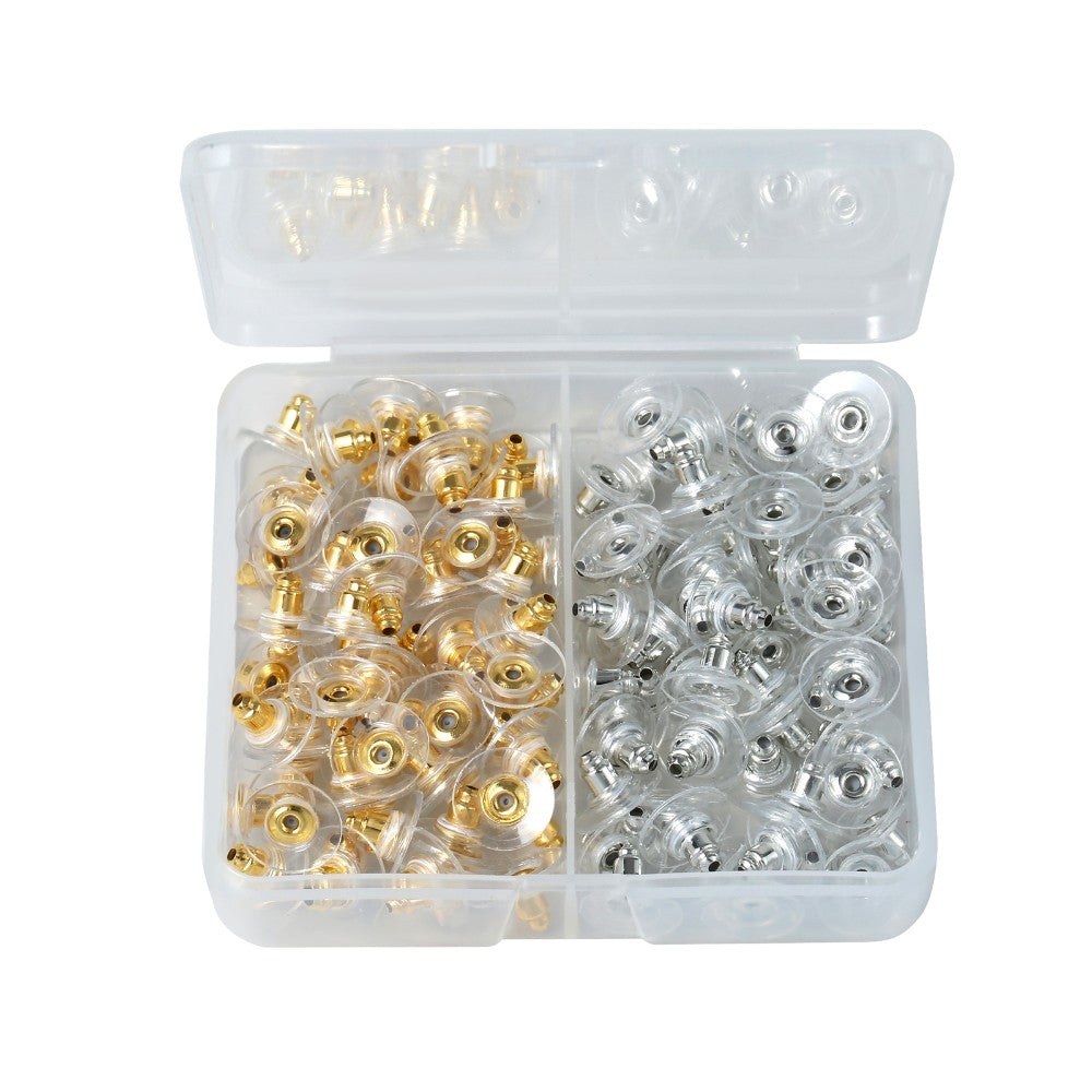 Delicate Little Items, There Are Two Styles Of Earrings With Uniquely Designed Rubber Stoppers, A Total Of 130 Pieces, Which Can Easily Protect Your Beloved Earrings.